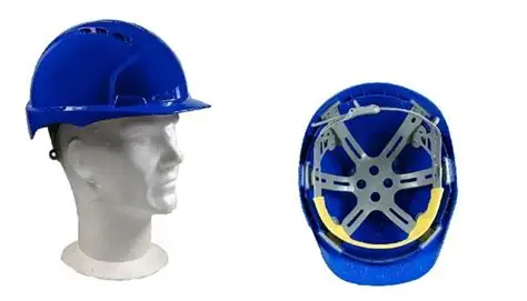 Casque de chantier ventilé